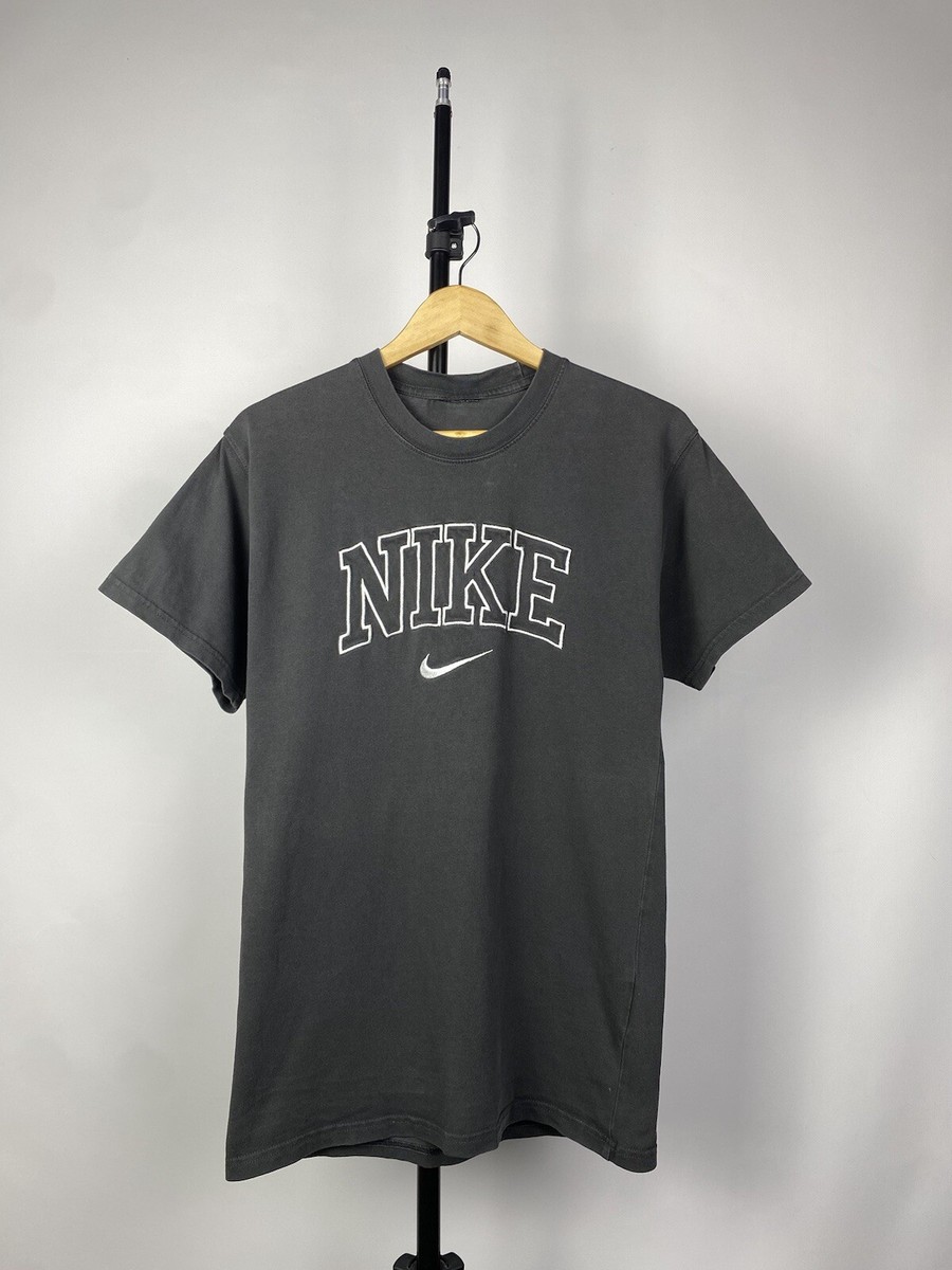 Nike Vintage T Shirt 90s Big Logo Y2k USA Affliciton Men's S Size
