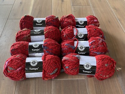 Loops & Threads Tempo Wool Blend 45% Wool 49% Acrylic 6% Polyester 76 yds Set 8
