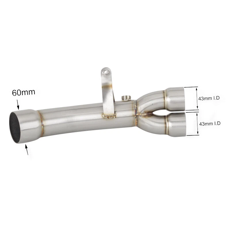 Tubo de escape de enlace medio para motocicleta Honda CBR1000RR ABS 2017-2019 CBR1000 RR Foto 3 de 4