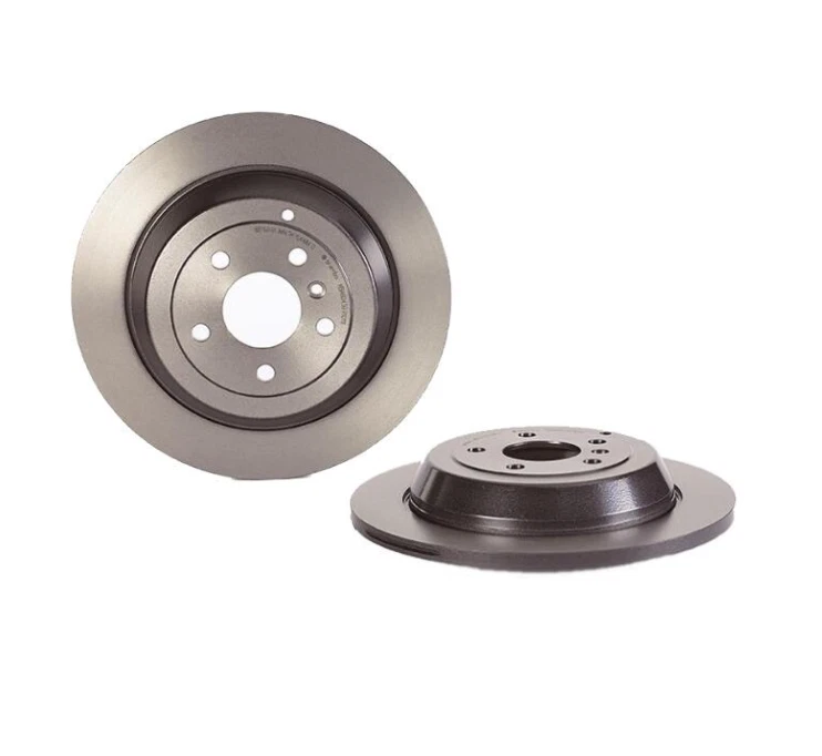 Rotores dianteiros e traseiros com conjuntos de pastilhas de freio e sensores para 2006-2013 Mercedes-Benz BREMBO - Imagem 3 de 4