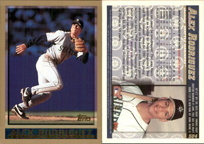 Alex Rodriguez 1998 Topps #504 Card Seattle Mariners FREE SHIP *AutographDen*