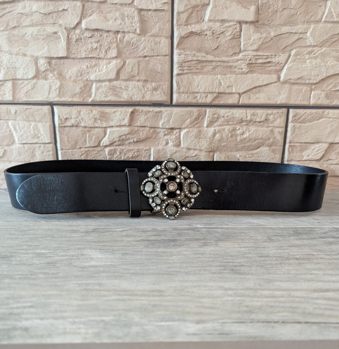 Massimo Dutti Vintage black leather Women display picture 2