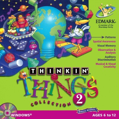 Thinkin' Things Collection 2 - Kids Edutainment Ages 6-12 PC Software Sealed New