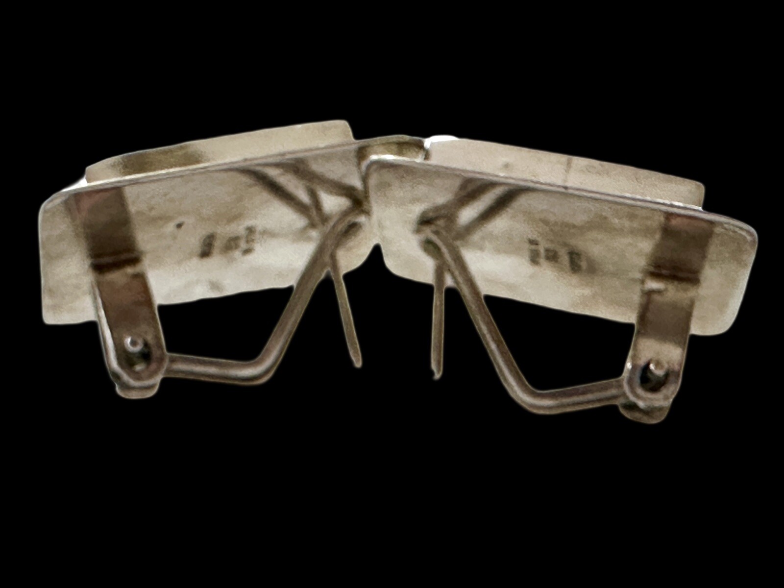 Vintage Rectangular Sterling Silver 925, MOP, Ony… - image 15