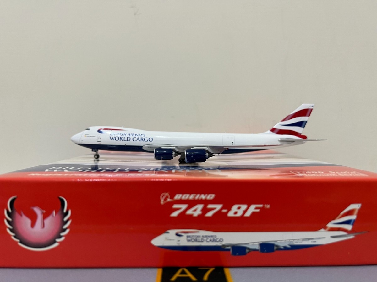 Phoenix 1:400 British Airways World Cargo Boeing B747-8F G