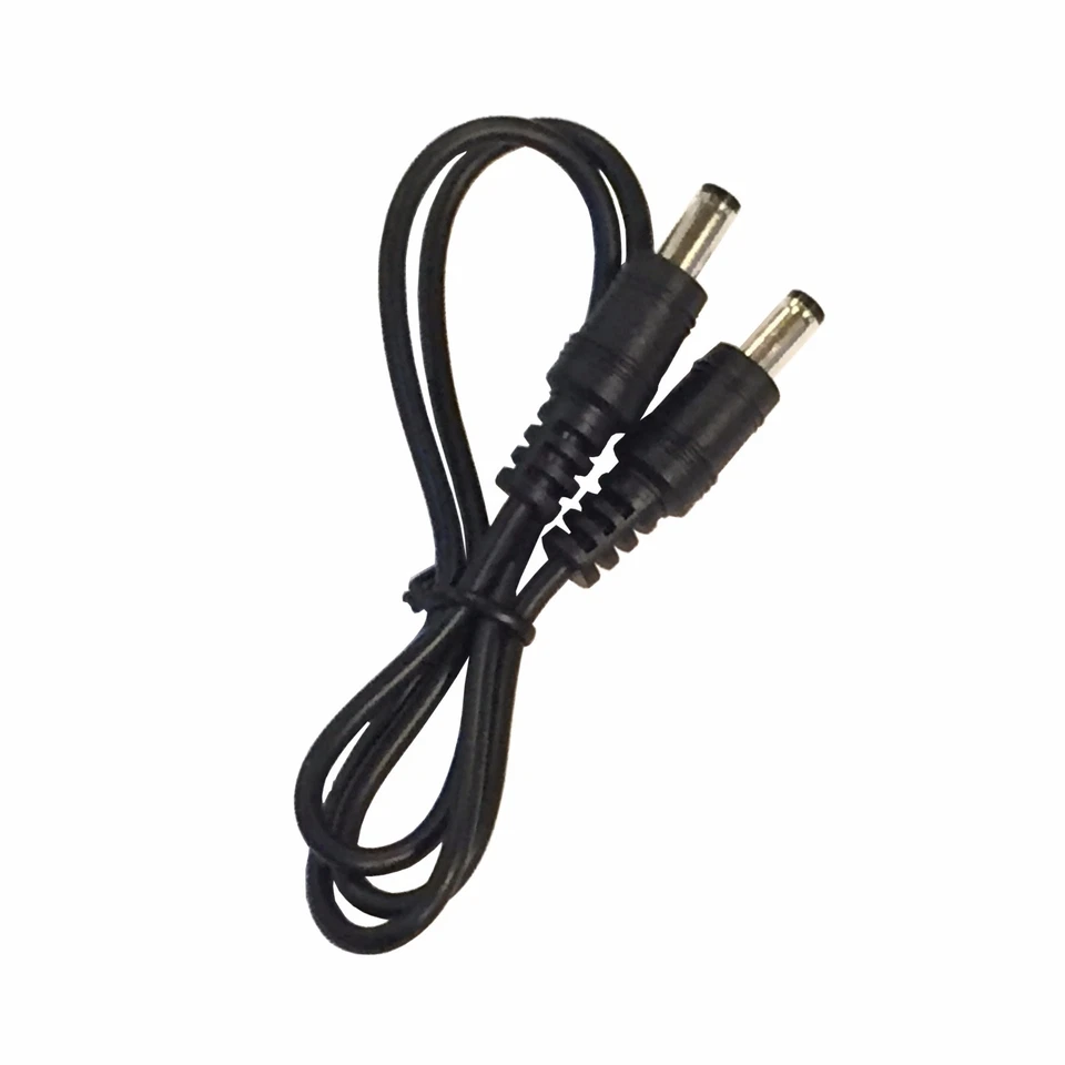 (5) Pack 2ft 2.1mm x 5.5mm DC Male to Male Barrel Connector DC Brick Power Cord - Image 2 of 3