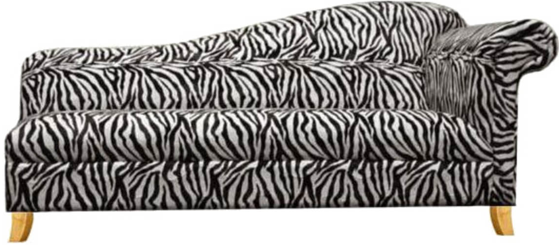 Zebra Animal Print Chaise Lounge, Chaise Lounge Sofa eBay