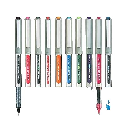 AJOTO THE PEN Brass Natural Spun Rollerball Pen 0.7mm Black Ink UK