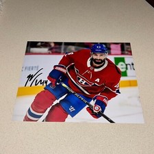 NATE THOMPSON autographed signed 8X10 MONTREAL CANADIENS NHL HOCKEY