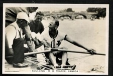 Tobacco Card, Senior Service, SPORTING EVENTS & STARS, 1935, Pearce,Sculling,#46