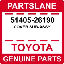 51405-26190 Toyota OEM Genuine COVER SUB-ASSY