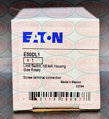 Eaton E50DL1 Side Rotary Limit Switch New In Box USA Stock