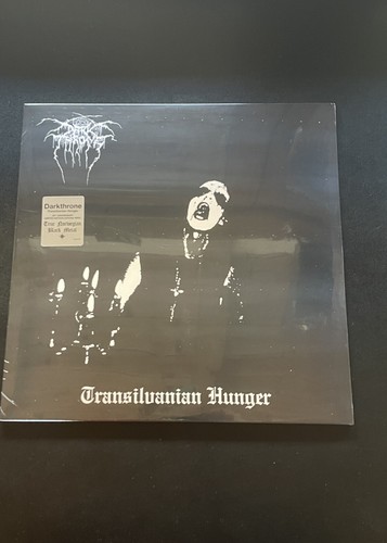 Darkthrone Transilvanian Hunger BLACK/WHITE corona vinyl LP 30th anniversary - Imagen 2 de 4