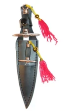 CHINESE/ASAIN DAGGERS THROWING KNIFE SET OF 2 WITH SHEATH - NEW