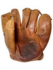 1950s RAWLINGS HURRICANE HAZLE G250 PRO DESIGN KIDS BASEBALL GLOVE