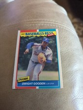 1987 FLEER BASEBALL'S BEST SLUGGERS VS PITCHERS DWIGHT GOODEN NEW YORK METS #15