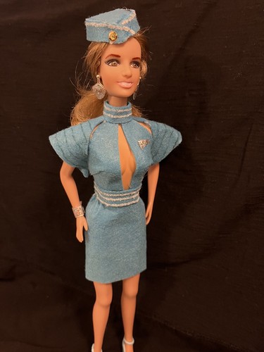 Ooak Britney Spears Puppe In Toxic Video Flugbegleiter Custom Handarbeit Sammeln - Bild 3 von 11