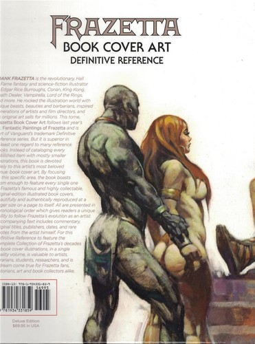 Frazetta Book Cover Art: Definitive Reference (Deluxe edition w/Slipcover) - Picture 3 of 3