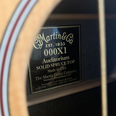Martin 000X1 - Auditorium - MADE IN USA (EXC.) | eBay