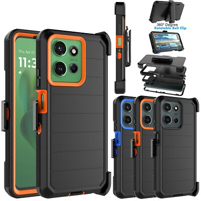 For Moto G Power 5G 2025 Phone Case Fits Otterbox Defender with Screen  Protector