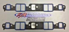 Fel-pro 1256 Small Block Chevy 1.23 X 1.99 Port Intake Manifold Gaskets Pair
