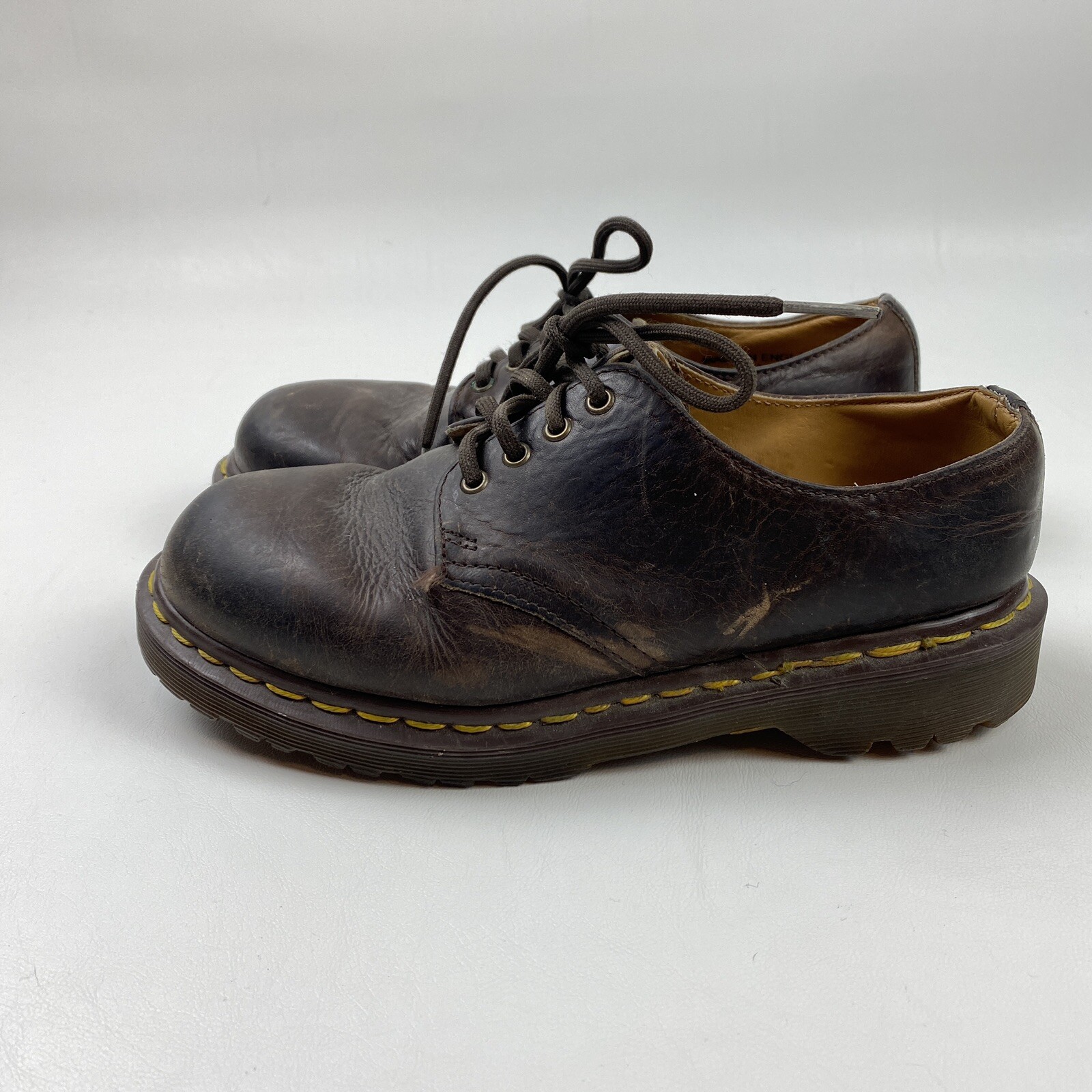 brown doc marten oxfords