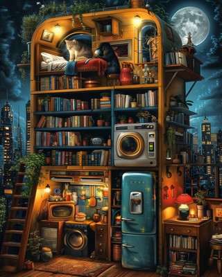Fantastical Finds: Unique 8x10 Art Prints for Imaginative Souls  65918953