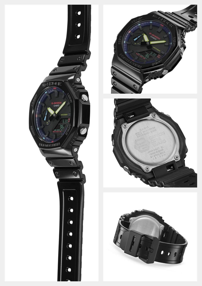 CASIO G-SHOCK GA-2100RGB-1AJF Virtual Rainbow Gamer RGB Limited