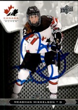 Meaghan Mikkelson Signed 2018 Upper Deck Canada Women Card #57 Team Canada