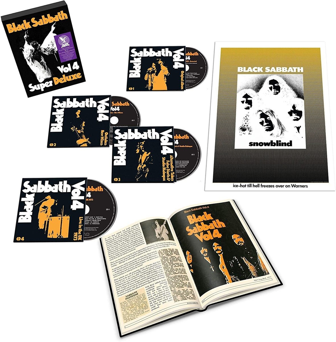 Black Sabbath - Vol. 4 - Super Deluxe Edition (BMG) 4CD Box Set