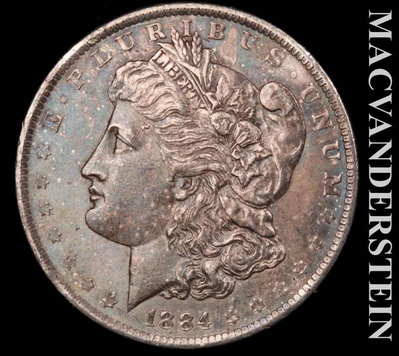 1884-O Silver Morgan Dollar - Scarce  High Grade  Lustrous  No Reserve  #L7920
