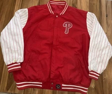 VTG 90’s Jeff Hamilton Designs Phillies Reversible Jacket 6xL