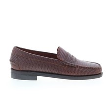 Sebago Dan Sanremo 73116HW-901 Mens Brown Loafers  Slip Ons Penny Shoes