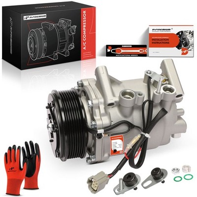 A-Premium A/C Compressor with Clutch for Acura TSX 2004-2008 L4 2.4L GAS Sedan