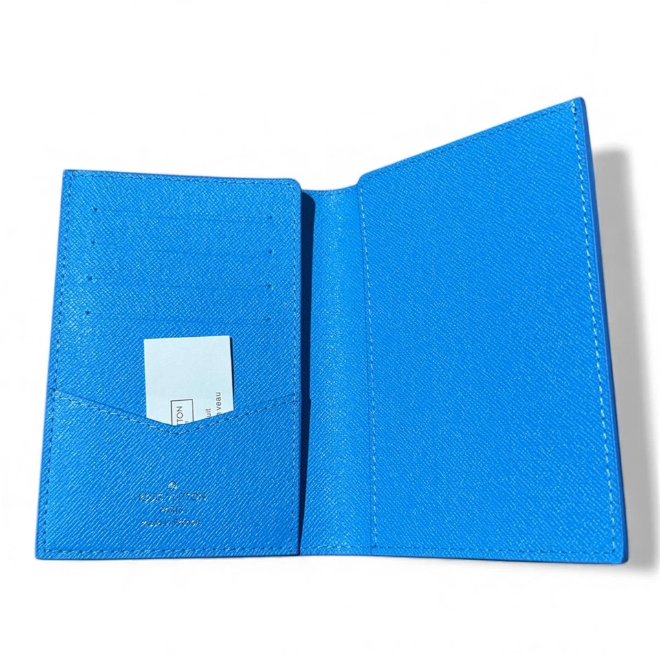 Louis Vuitton LV Azul Monograma Bolsillo Organizador Pasaporte - Piscina Azul Monograma Foto 3 de 3