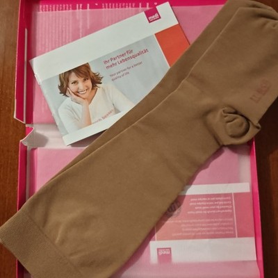 mediven plus medizinische Kompressionsstrümpfe/Schlauch CCL 2 Beige Polyamid