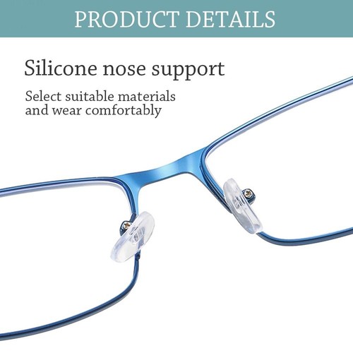 Ultra Light Square Myopia Glasses Vision Care Eyeglasses Blue Light Blocking - Picture 7 of 10