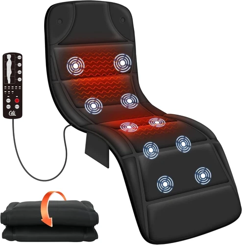 CILI Full Body Massage Mat with Heat, Vibration Back Pad, Body... 