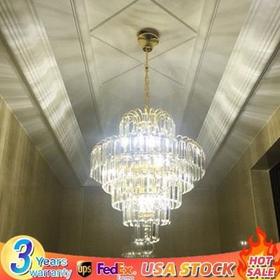 Antique Style Crystal Chandelier Vintage Hanging Chandelier Pendant Light
