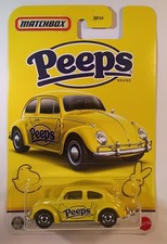 2026 Matchbox '62 Volkswagen Beetle Easter Peeps Marshmallow Bunnies  Chicks