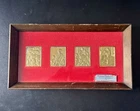1974 Hamilton Mint Norman Rockwell Four Freedoms Set .999 Fine Silver 8.333 OZ's