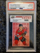 2023-24 Upper Deck Series 2 - Population Count Connor Bedard #PC-60 /500 (RC)