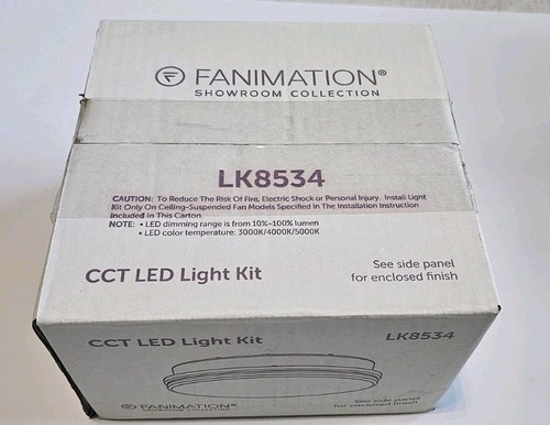 Fanimation Fans LK8534BS Kute LED Light Kit Brushed Satin Brass - Picture 2 of 2