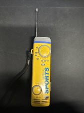 Vintage 1990  s Ultronic Sports Pocket Radio w. Antenna. TESTED. works 