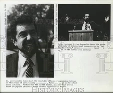 Press Photo Author/Lecturer Dr. Leo Buscaglia "The Sounds of Love" - lrp27749