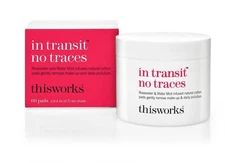 thisworks in transit no traces: Rosewater & Mint Infused Facial Cleansing... 