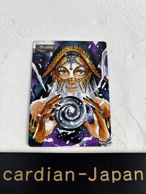Hand Painted Altered MTG Card,forest,Anime Girl,waifu  FromJapan 2026  #s01