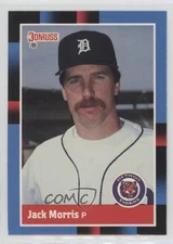 1988 Donruss Jack Morris (Last Line Begins with Out) #127 HOF 00ah