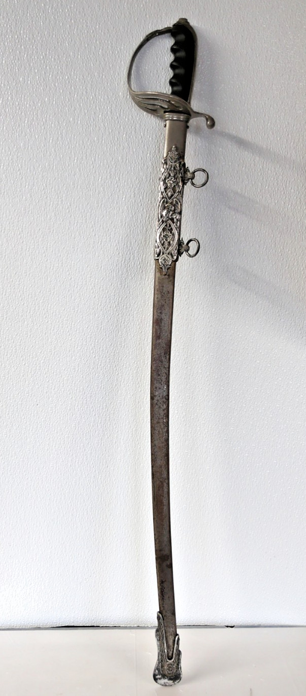 US Army M1902 Engraved Officer's Saber & Sheath - Harding Uniform & Regalia 28"