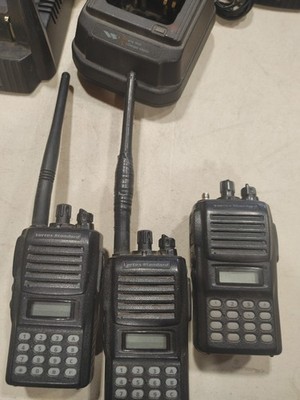 Lot Of 3 Vertex Standard Radios All VHF VX-354-DO-5, VX-160, VX-231-ADOB-5